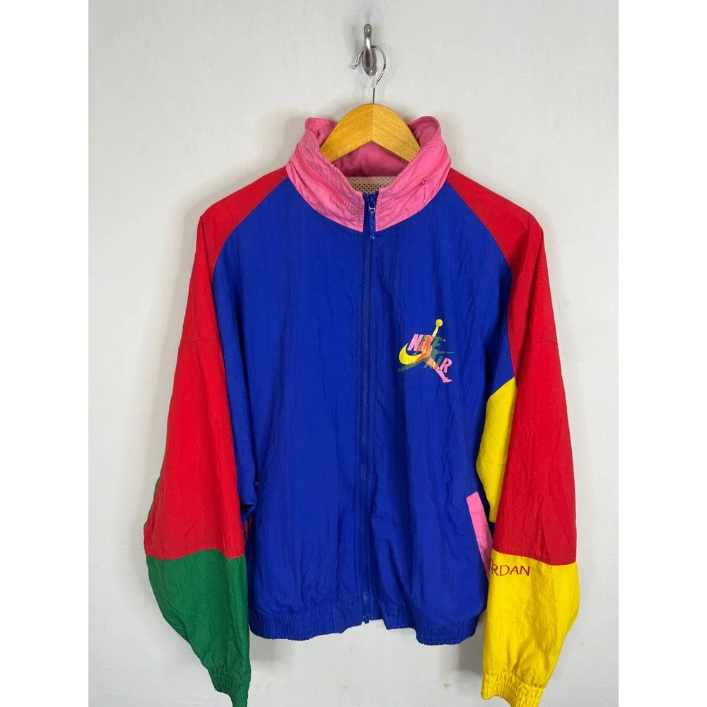 Jordan Sport DNA Windbreaker Jacket Multicolor Nike Air Jumpman CV7418-891 Men L